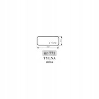 szyba tylna dolna Massey Ferguson 3115, 3120, 3125, 3610, 3630, 3635