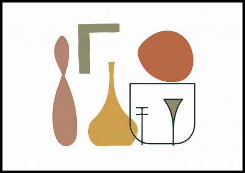 Plakat 100x70cm Naczynia na Arena.pl