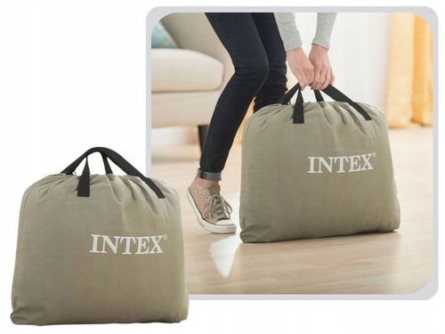 Materac Dmuchany Dwuosobowy Łóżko z Pompką 230V do Spania Intex 67768ND na Arena.pl