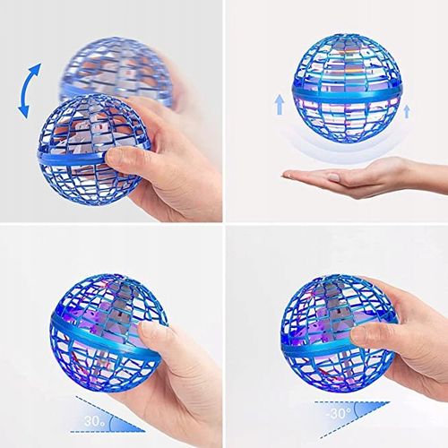 LATAJĄCA KULA STEROWANY RĘKĄ SPINNER DRON UFO LED ŚWIECI na Arena.pl