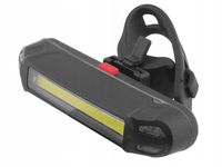 LAMPKA ROWEROWA LTC LED COB BIAŁO/CZERWONY, AKUMULATOR 450 MAH
