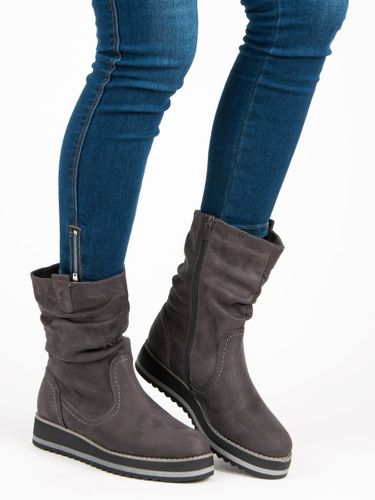 SZARE BOTKI NA PLATFORMIE Rozmiar - 40 na Arena.pl