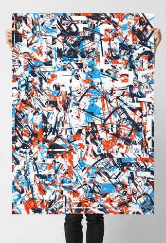 Plakat abstrakcja lastryko 70x100 cm na Arena.pl