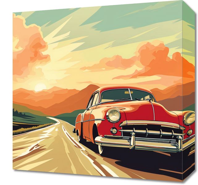 Obraz 40x40cm Przygoda Czeka zdjęcie 1