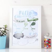 Plakat Metryczka P144- rozmiar plakatu 40 cm x 50 cm