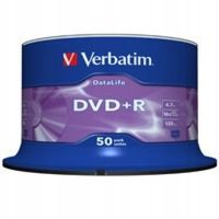 VERBATIM płyty DVD+R 16x 4.7GB 50szt CAKE
