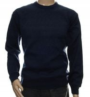 Ciepły klasyczny sweter męski z wełny wełniany miły niegryzący XL
