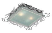 Casablanca plafon 2x60W E27 38cm satyna kwadrat