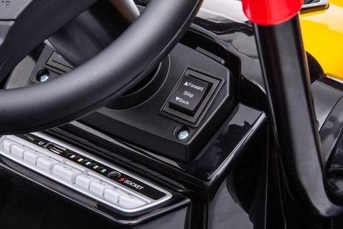 Traktor na akumulator dla dziecka - Koparka żółta dla dziecka na Arena.pl