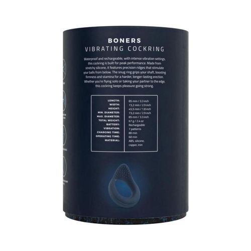 Boners - Vibrating Cock Ring With Perineum Stimulation na Arena.pl