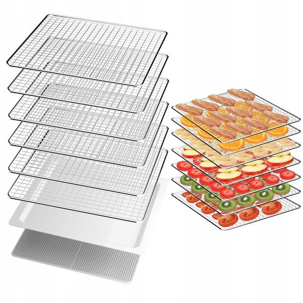SUSZARKA SPOŻYWCZA DO GRZYBÓW WARZYW OWOCÓW DEHYDRATOR 600W 7 POZIOMÓW zdjęcie 5