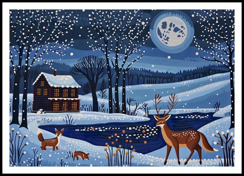 Plakat 100x70cm Przyszła Zima zdjęcie 3