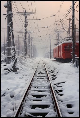 Plakat 61x90,5cm Podróż po Torach na Arena.pl