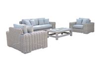 Rattanland - Zestaw mebli ogrodowych z technorattanu