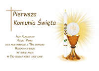 Opłatek na Tort Pierwsza Komunia Święta Komunijny Biblia Hostia Format A4