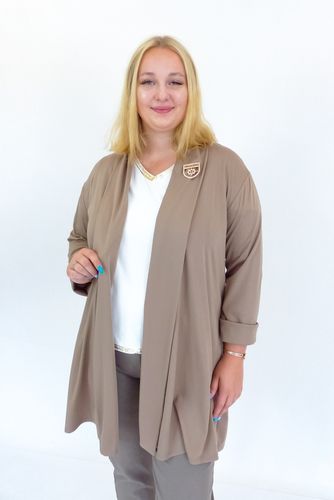 Fango Długi Kardigan z Broszką UNI na Arena.pl
