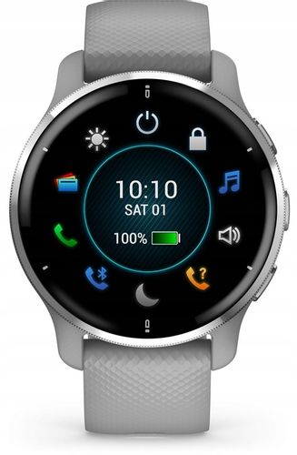 Szary Smartwatch GARMIN Venu 2 Plus na Arena.pl