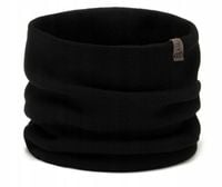 Czarny Komin męski, tuba, tunel - dwie warstwy zimowy i jesienny