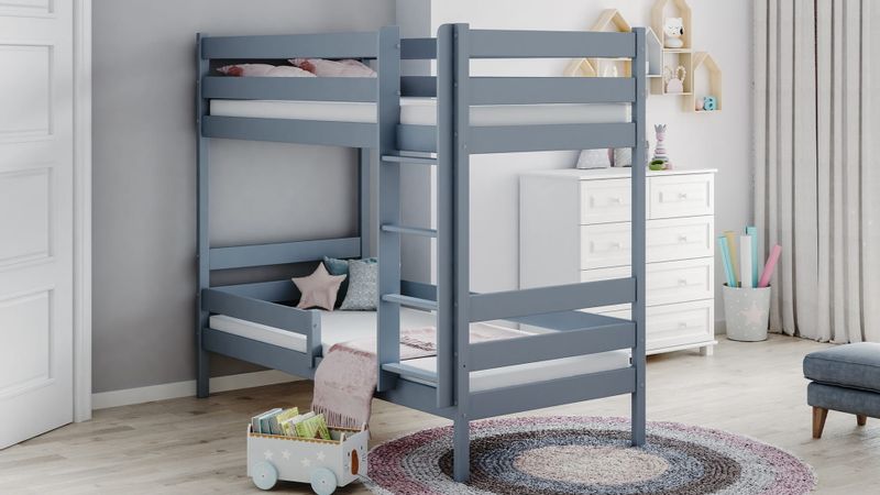 Łóżko piętrowe 2- osobowe P1 pod materac 80x180 zdjęcie 1