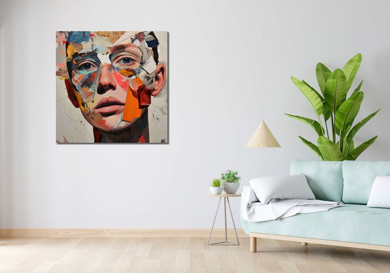 Obraz 90x90cm Podział Samego Siebie zdjęcie 2