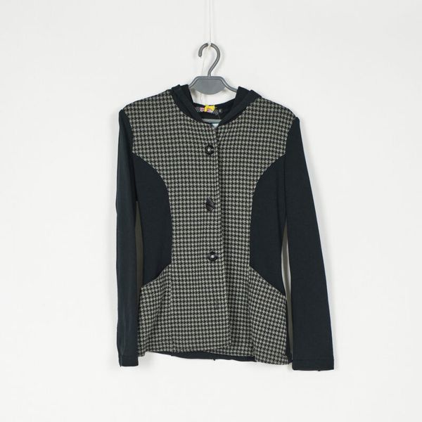 BLUZA DAMSKA CZARNA W WZORY WHY ME? R. XS zdjęcie 1