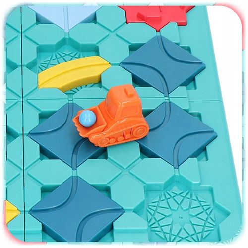 GRA LOGICZNA DLA DZIECI Układanka Labirynt Budowanie Drogi Klocki PREZENT na Arena.pl