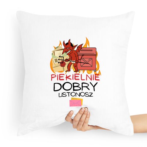 Poduszka Prezent Dla Listonosza Piekielnie Dobry Z Nadrukiem Ze Zdjęciem na Arena.pl
