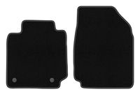 Dywaniki przednie welurowe czarne do: Nissan Micra K12 2002-2010 hatchback