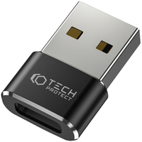 TECH-PROTECT ULTRABOOST ADAPTER USB TO TYPE-C BLACK