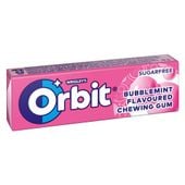 Orbit Bubblemint Guma do żucia bez cukru 14 g (10 drażetek) x 16 sztuk