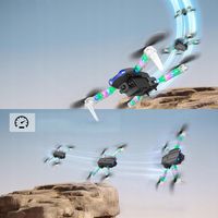 DRON E99D KAMERA ZDALNIE STEROWANY Z KOLOROWYM ŚWIATŁEM DO POCZĄTKUJĄCY