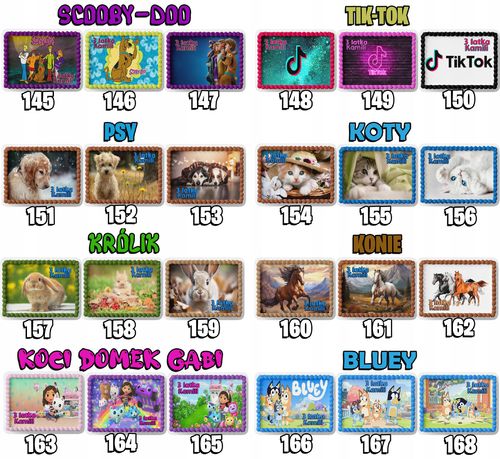 PROSTOKĄTNY OPŁATEK NA TORT A4 20x29CM - JEDNOROŻEC UNICORN + IMIĘ na Arena.pl