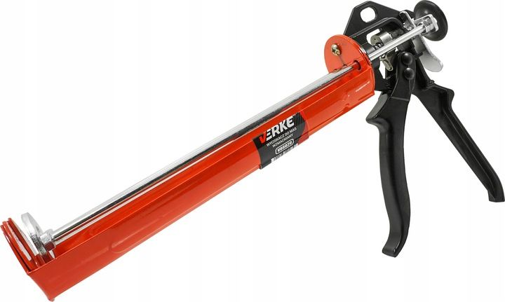 WZMACNIANY WYCISKACZ PISTOLET MAS SILIKONU AKRYLU KLEJU SMARU USZCZELNIACZY zdjęcie 6