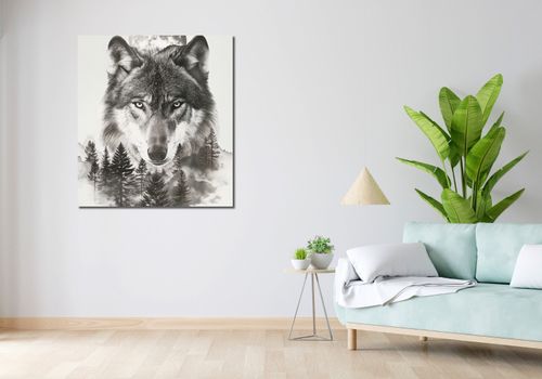 Obraz 90x100cm Wilczy Duch Lasu na Arena.pl