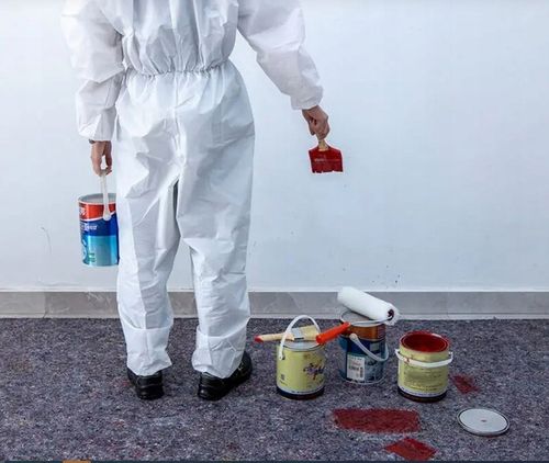 MATA MALARSKA FILC Z FOLIĄ 2x10mb gr.220g/m2 MATA OCHRONNA 20m2 GRUBA MOCNA na Arena.pl