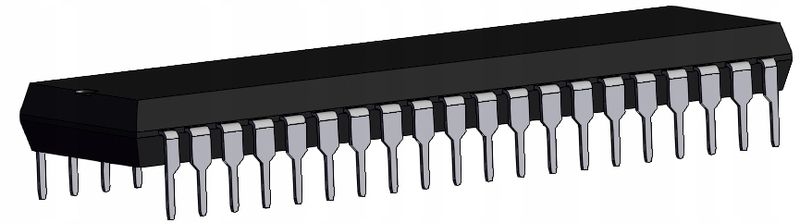 MOS6522 DIP40 mikroprocesor Commodore Apple Oric zdjęcie 1