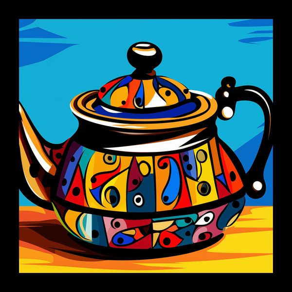 Plakat 20x20cm Może Herbatki? zdjęcie 2