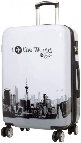 walizki zestaw fly the world white na Arena.pl