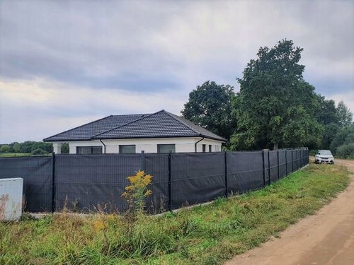 SIATKA CIENIUJĄCA 95% OSŁONA 1,5x25m ANTRACYT MASKUJĄCA NA OGRODZENIE PŁOT na Arena.pl