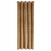 Zasłonka miodowa gotowa kółka VILLA velvet 140x250