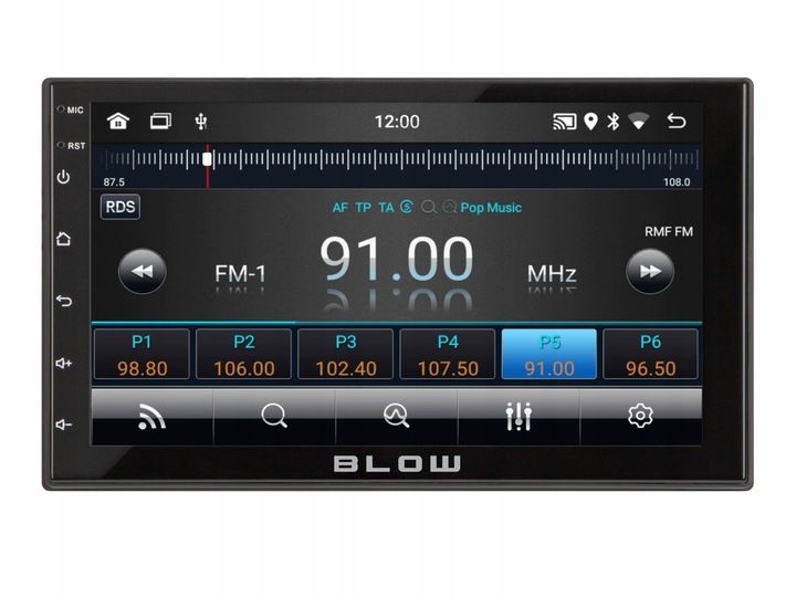 RADIO SAMOCHODOWE ANDROID 12 BLUETOOTH CARPLAY ANDROID AUTO MIRROR LINK zdjęcie 2