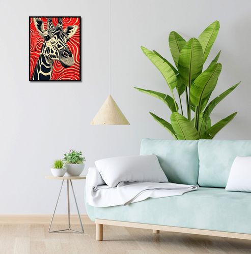 Plakat 40x50cm Wzrok Żyrafy na Arena.pl