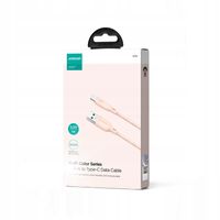 Kabel Joyroom USB - USB typ C 1 m różowy
