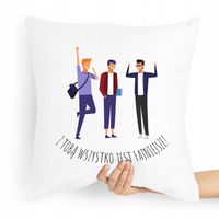 Poduszka Dla Przyjaciela Wszystko Fajniejsze Z Nadrukiem Ze Zdjęciem