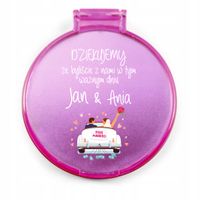 LUSTERKO personalizowane podziękowania dla gości ŚLUB WESELE z imionami