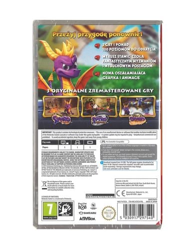 Gra Nintendo Switch Spyro Reignited Trilogy na Arena.pl
