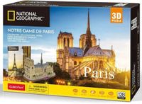 Puzzle 3D Cubic Fun National Geographic Notre Dame 128 elemetów DS0986H