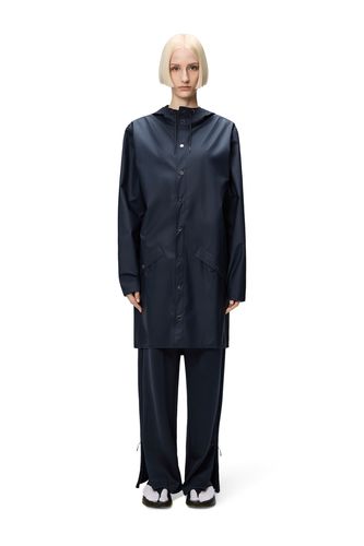 Rains unisex długa kurtka przeciwdeszczowa LONG JACKET W3 12020 47 NAVY XS na Arena.pl