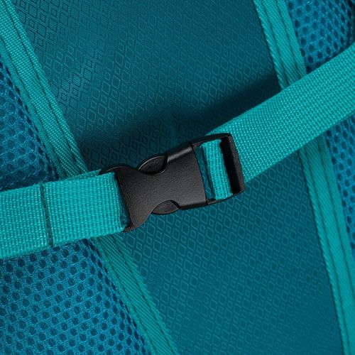 pojemny plecak z poliestru w niebieskim kolorze z licznymi dodatkowymi na Arena.pl