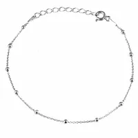 SREBRNA BRANSOLETA GWIAZD CHOKER KULKI KULECZKI